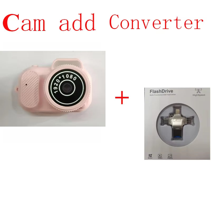 Mini Camera with Screen Indoor Home Outdoor Sport HD 1080P Portable Vintage Very Small Camcorder Video Recorder Support TF Card